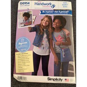 Simplicity D0954 Kids Beginner Sewing Pattern The Remy Bag The Handwork Studio M
